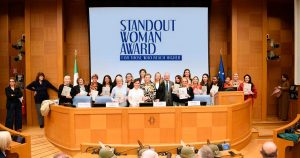 Le donne premiate allo Standout Woman Award 2022